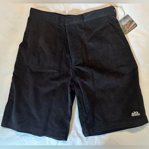 Sundek black corduroy surf shorts men's size Medium